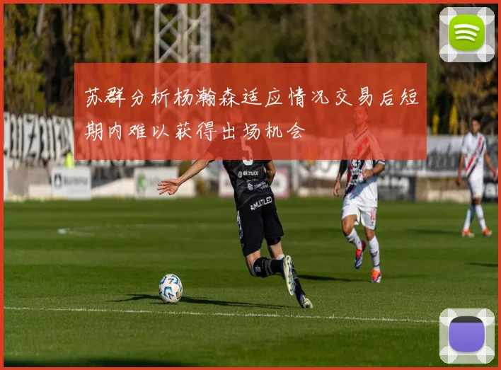 苏群分析杨瀚森适应情况交易后短期内难以获得出场机会