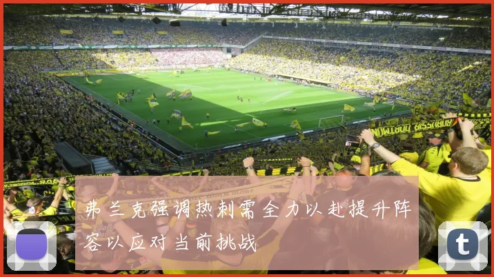 弗兰克强调热刺需全力以赴提升阵容以应对当前挑战